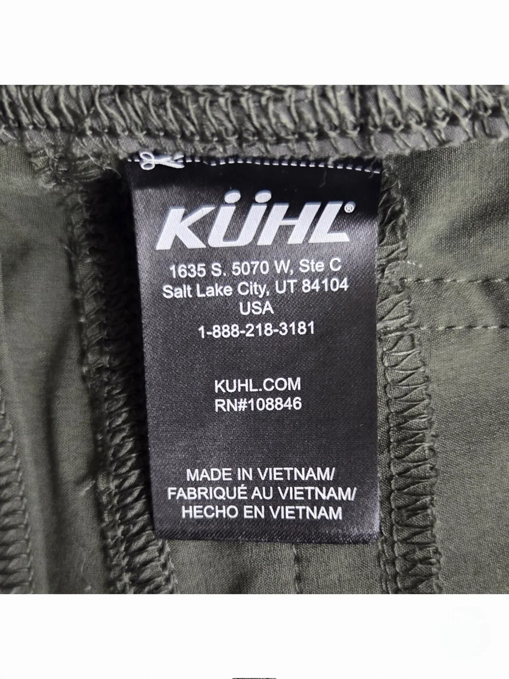 Kuhl Freeflex Cargo Shorts Womens 6 Green Hiking Outdoor 10" Inseam Gorpcore UPF - Picture 7 of 10